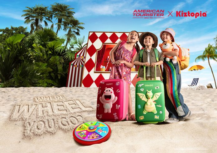 American Tourister Collaborates with Kiztopia for the 'Where Wheel You Go?' Collection, Spinning a Travel Tale