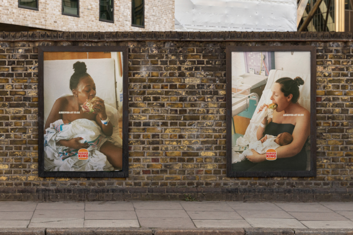 Burger King Celebrates the Joy of New Mums' First Meal