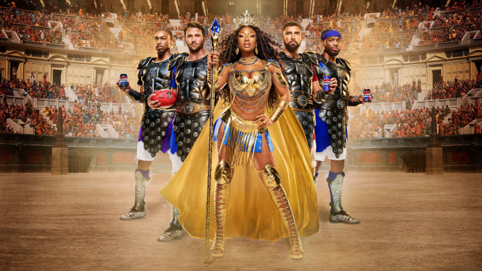 Megan Thee Stallion and Travis Kelce Revamp Pepsi's Iconic Roman Empire Ad