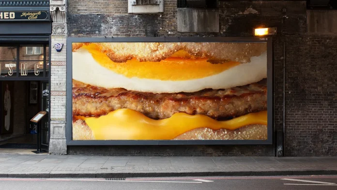 McDonald's breakfast, where there's no logo, but you know where to get it