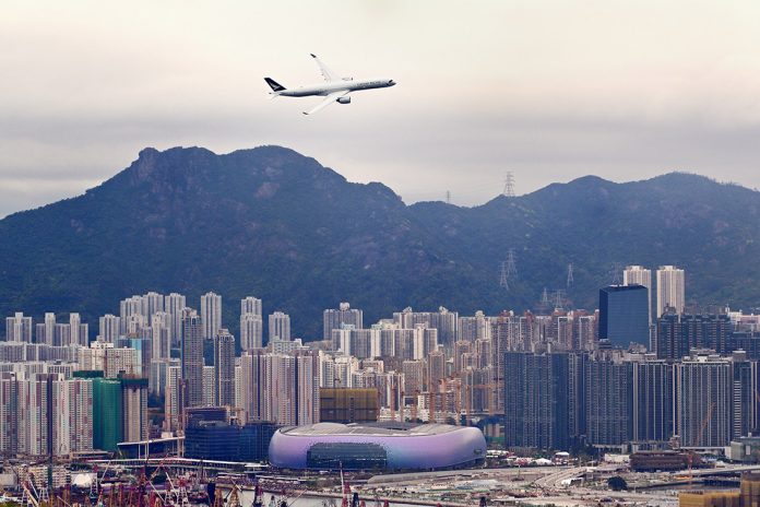 Cathay Airlines pays tribute to 100 years with a special flight over Kai Tak