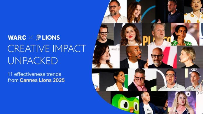 Creative Impact Unpacked: WARC's top effectiveness trends from Cannes Lions 2025