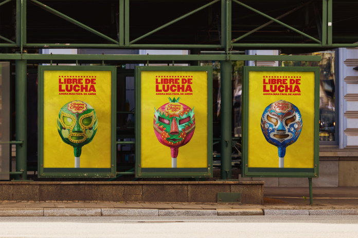 No More Wrestling Chupa Chups Launches Lucha Libre-Inspired OOH