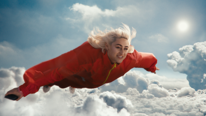 Vodafone takes Bente to the sky in new 'True Unlimited' campaign, promising maximum speed for everyone