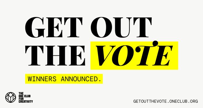 Global Winners Announced for The One Club’s “Get Out the Vote” Brief for Student Creatives