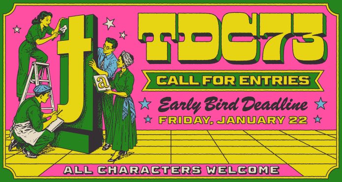 Global TDC73 Competition Kicks Off With ‘Bold’ Branding by Grafis Nusantara